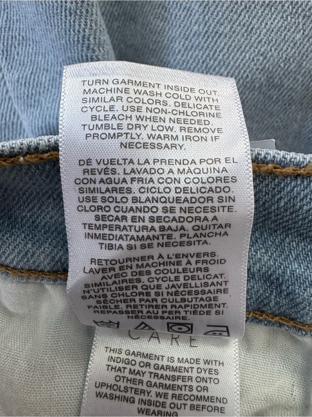 kensie Vintage Luxe Light Blue High-Rise Jeans - Picture 5 of 9